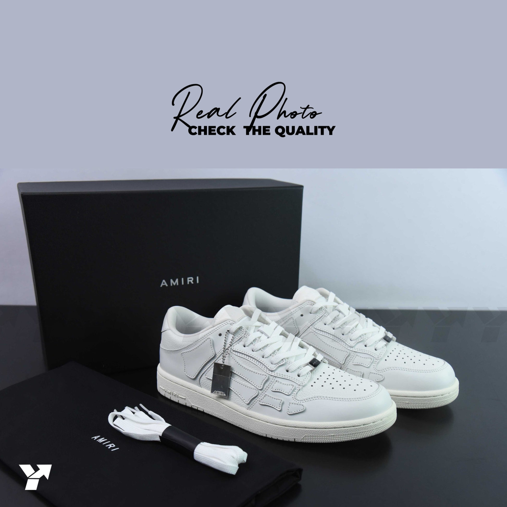 Amiri Skel Top Low-'White'