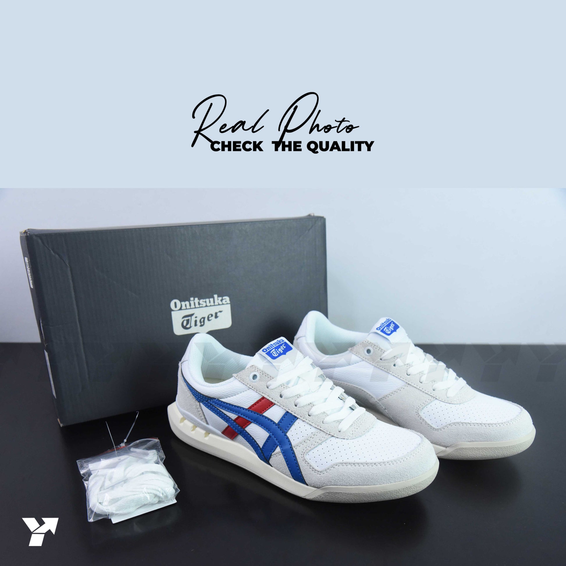 Onitsuka Tiger ULTIMATE 81 EX-WHITE DIRECTOIRE BLUE