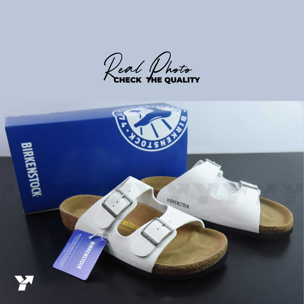 Birkenstock Arizona Birko-Flor 'White'
