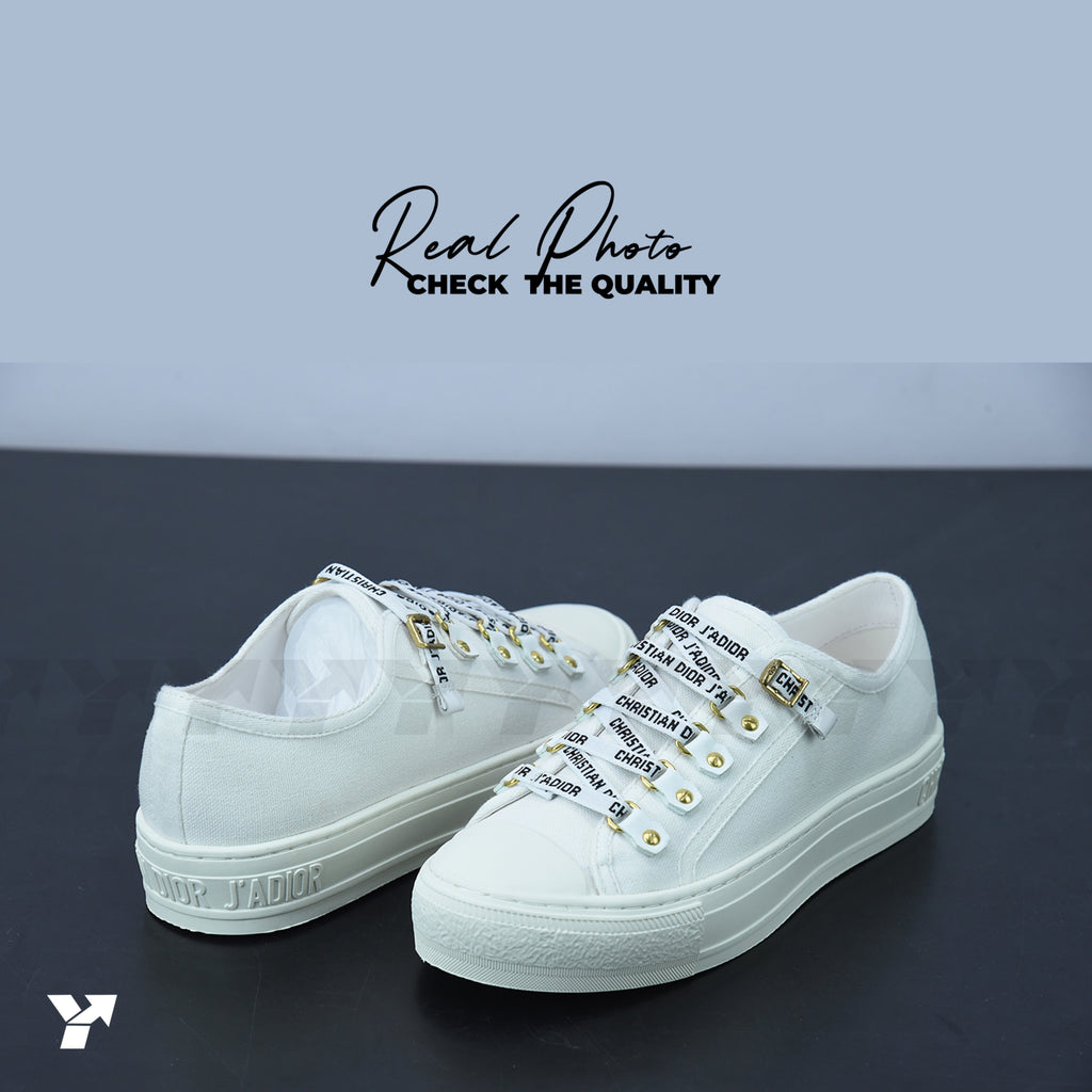 Dior Walk'N'Dior Low Top-White Canvas (Women's)