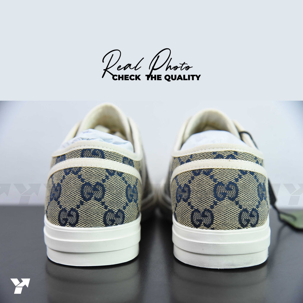 Gucci GG Sneaker 'Beige Blue Monogram'