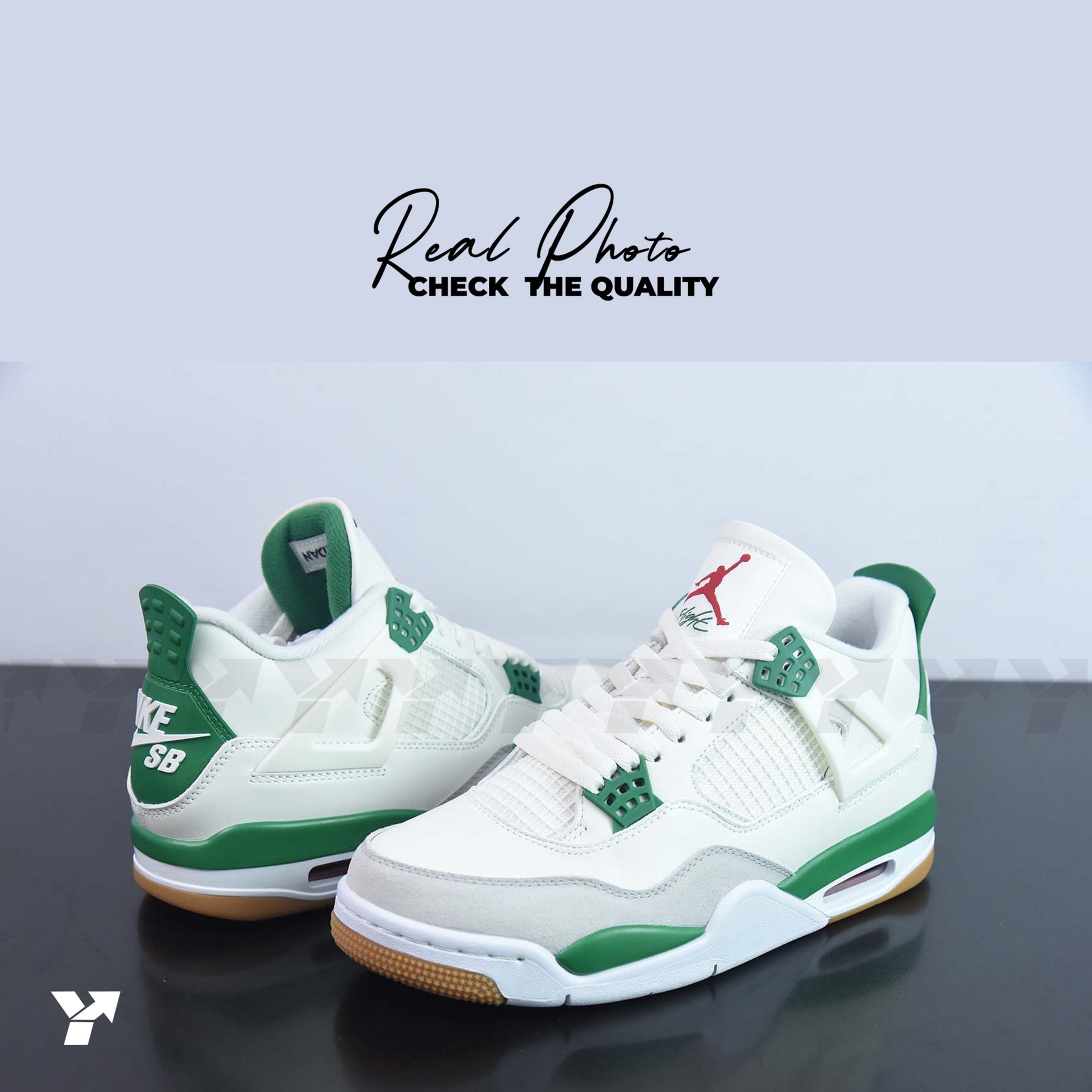 Jordan 4 Retro SB-Pine Green