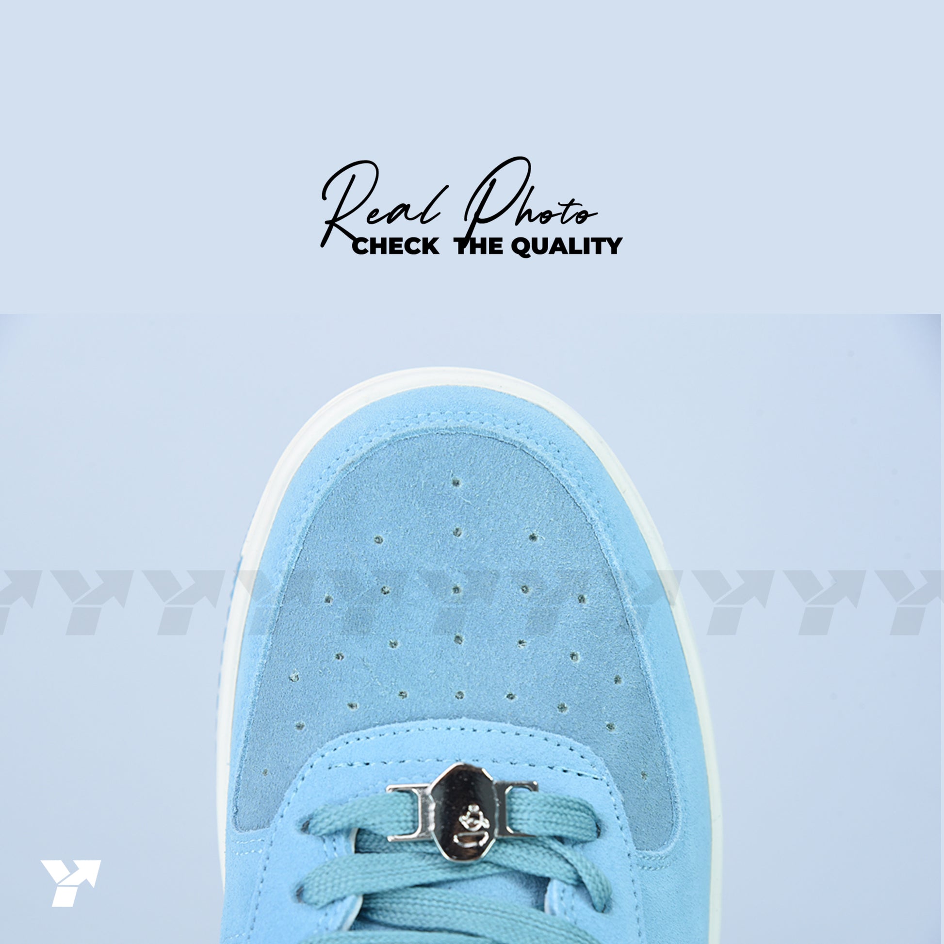 A Bathing Ape Bape Sta-Blue Suede