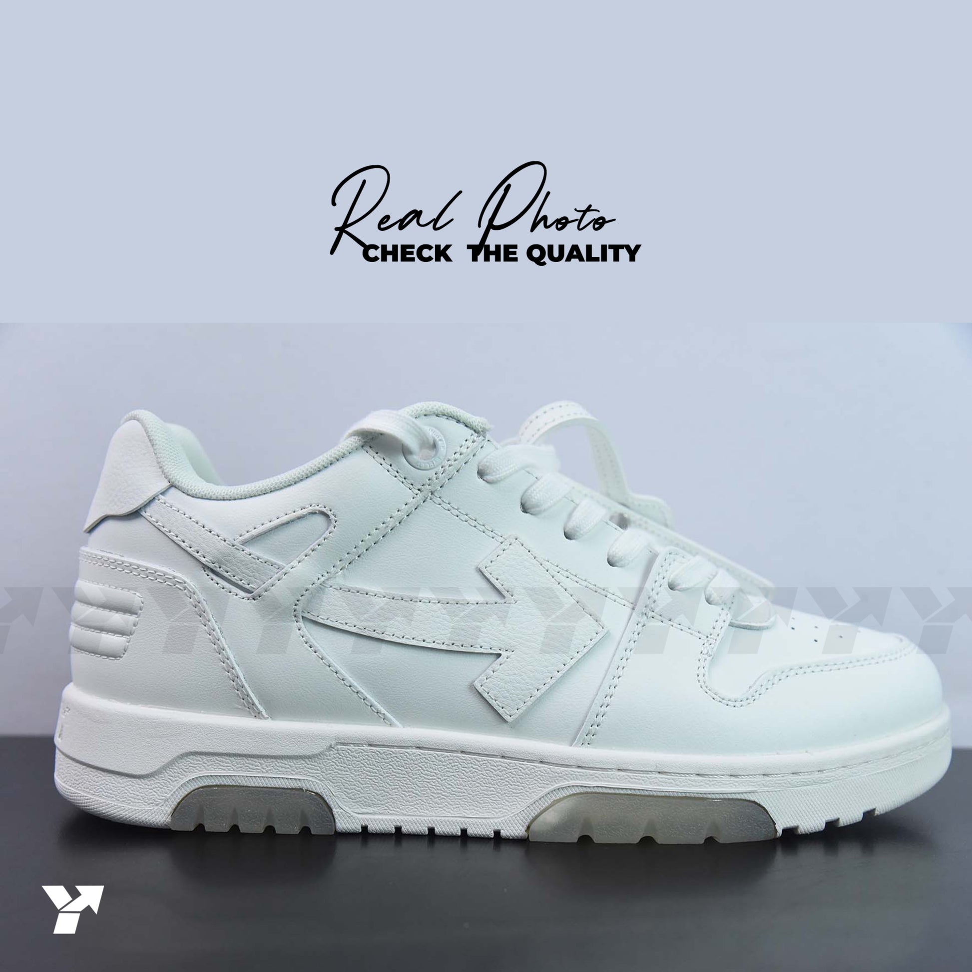 Off-White Out Of Office Calf Leather-Triple White