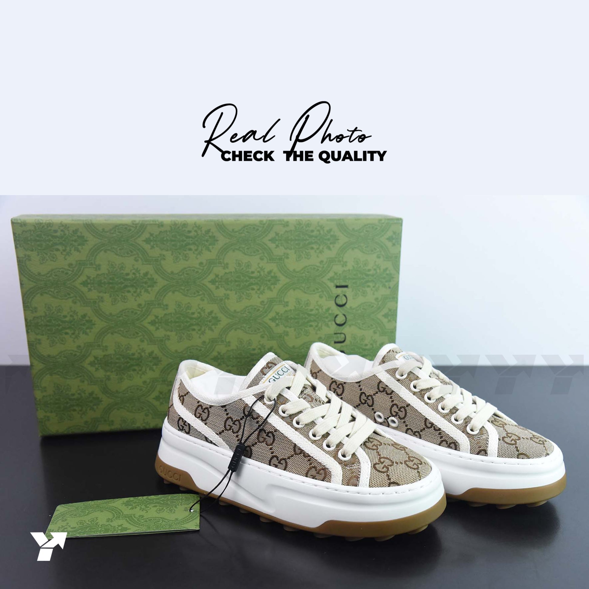 Gucci GG Sneaker 'Interlocking G- Beige'