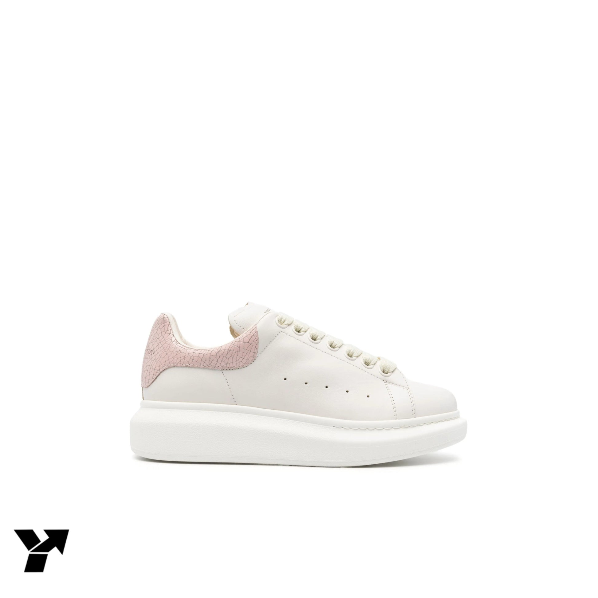 Alexander McQueen Wmns Oversized Sneaker 'Off-White Creamy pink’