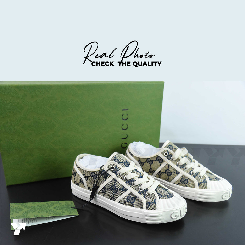 Gucci GG Sneaker 'Beige Blue Monogram'