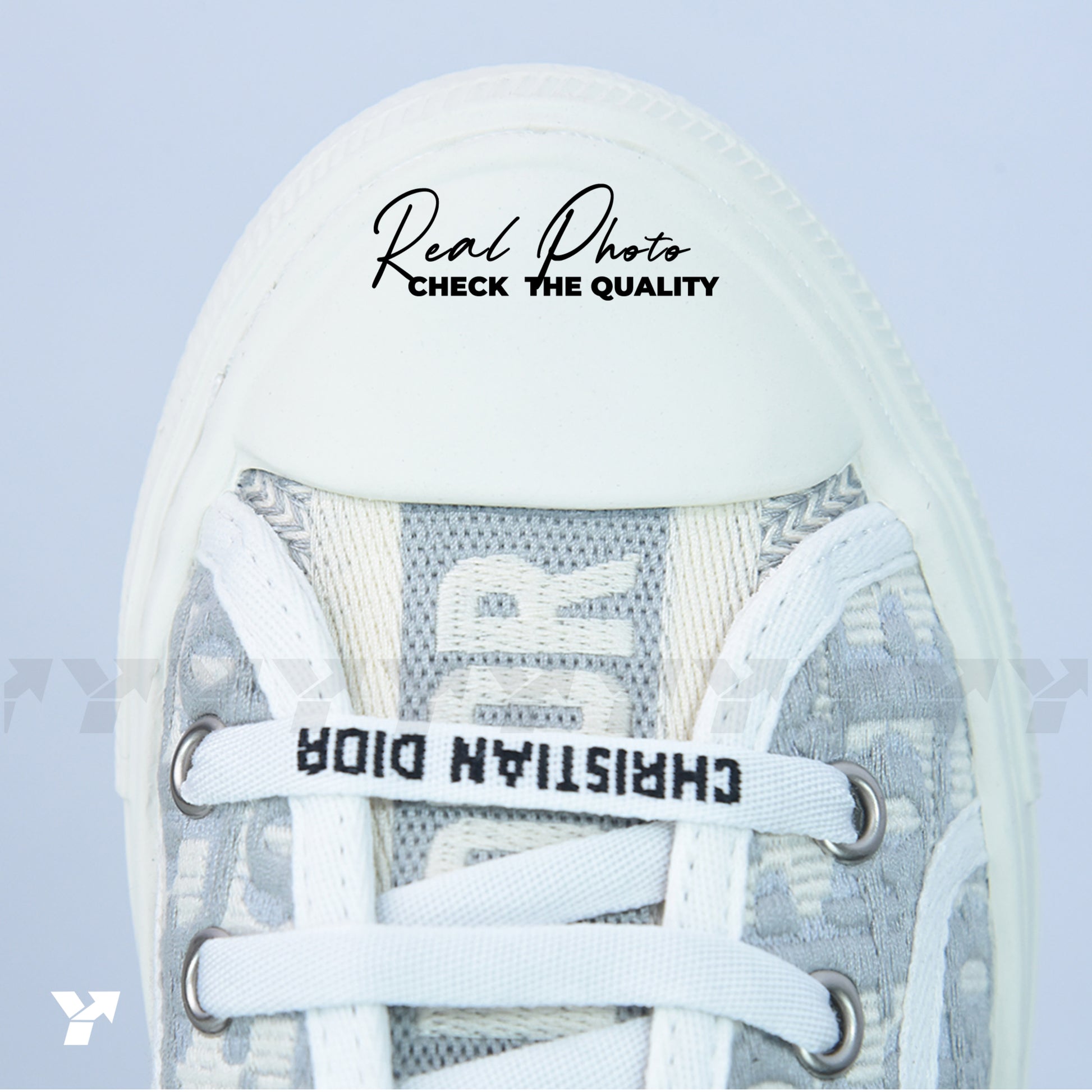 Dior Wmns Walk'N'Dior-Embroidered Canvas Low 'Grey'