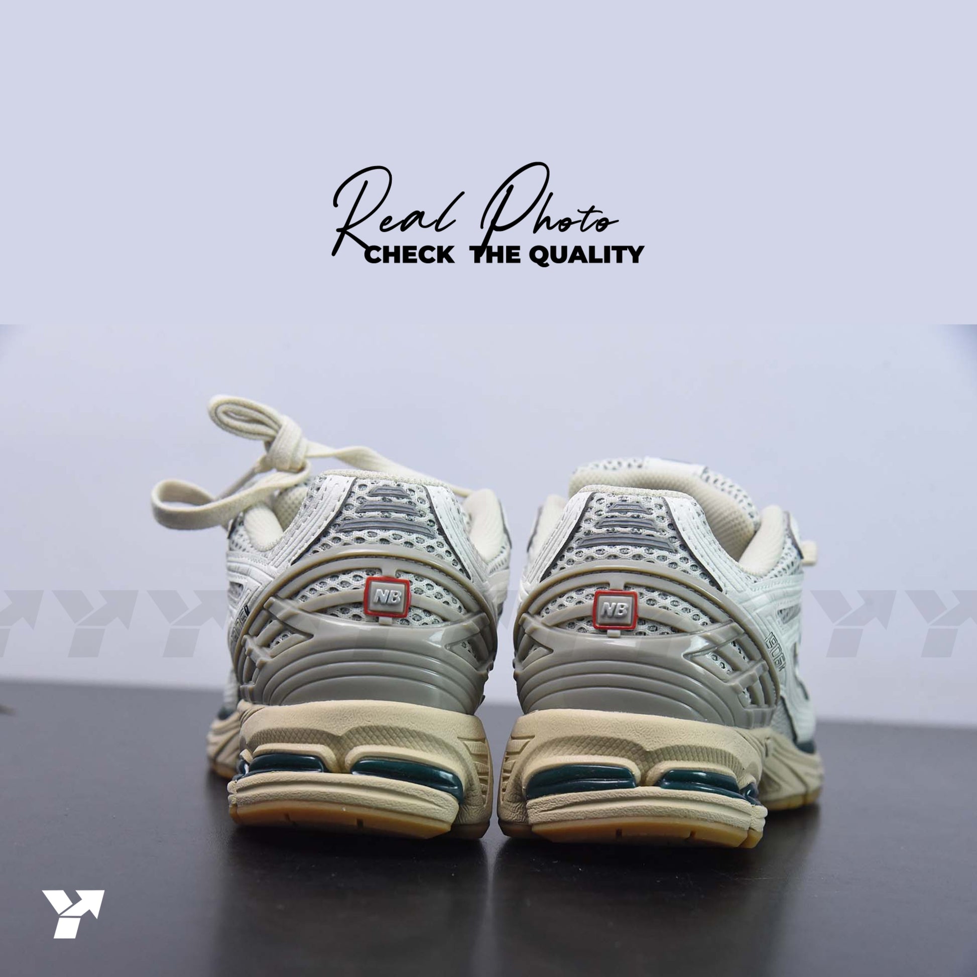 New Balance 1906R-White Green Cream