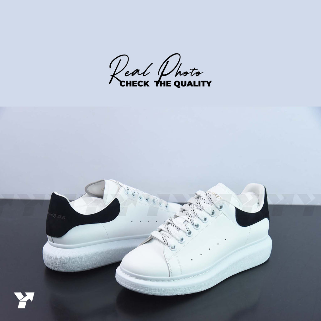 Alexander McQueen Oversized Sneaker 'White Black ivory' 2024