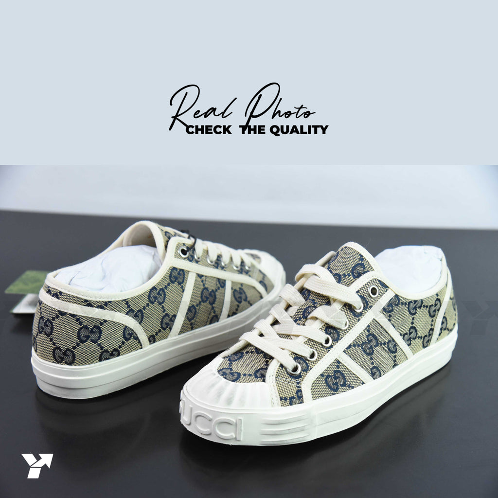 Gucci GG Sneaker 'Beige Blue Monogram'