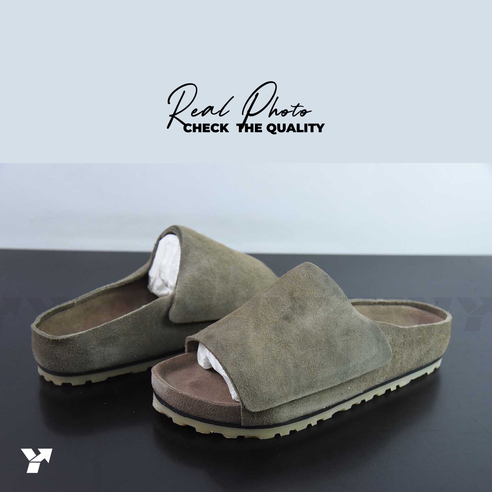 Birkenstock Los Feliz Suede-Fear Of God Stone