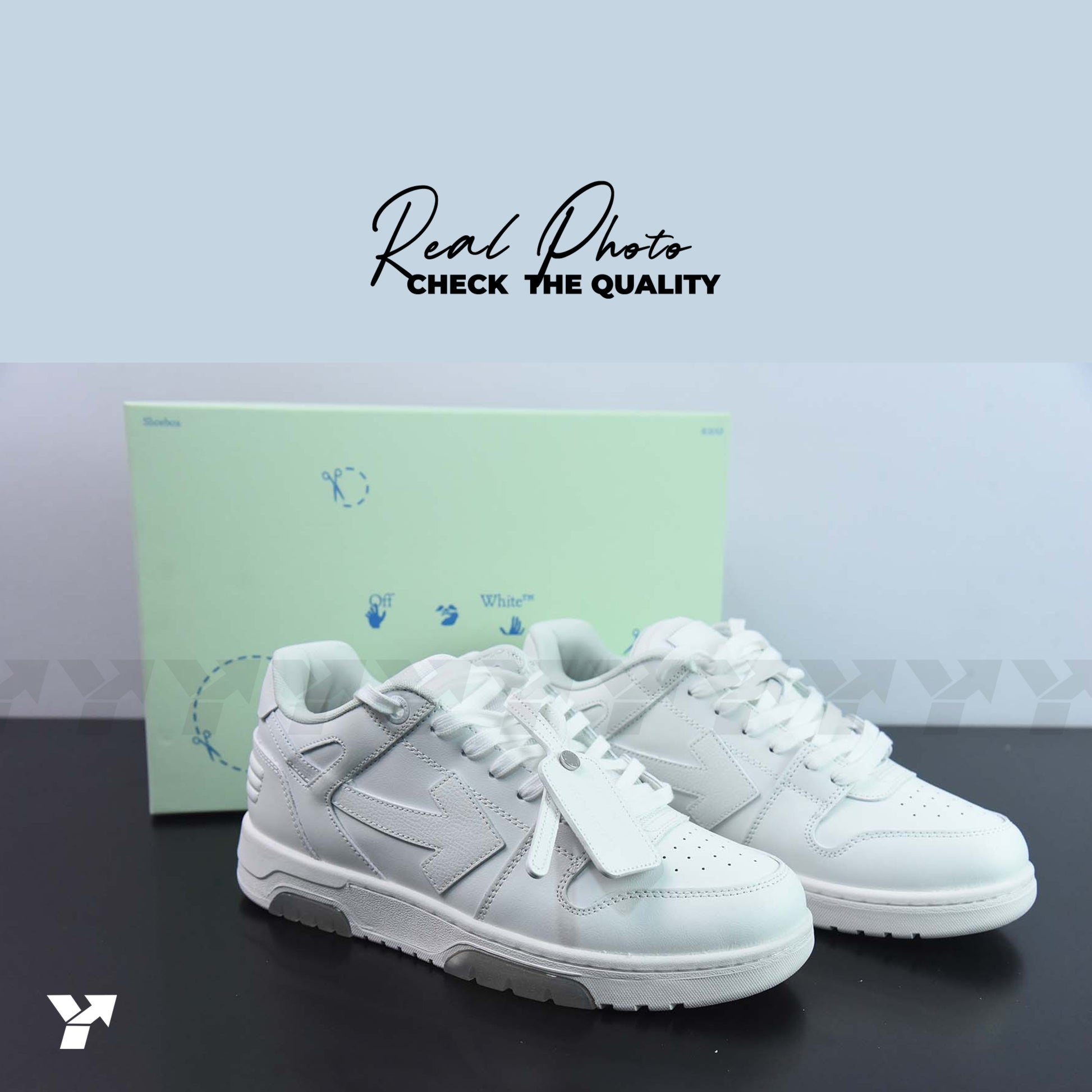 Off-White Out Of Office Calf Leather-Triple White