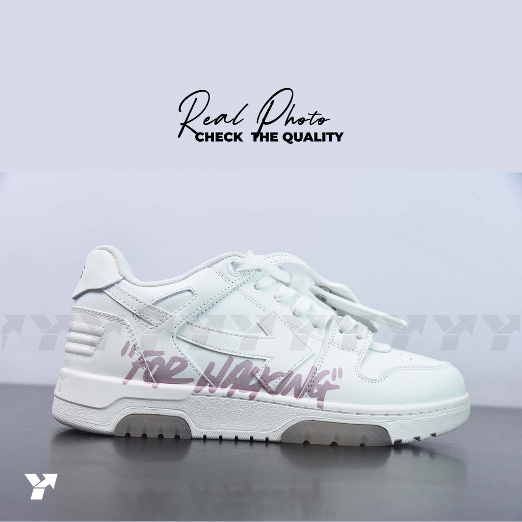 OFF-WHITE Out Of Office For Walking-White Pink
