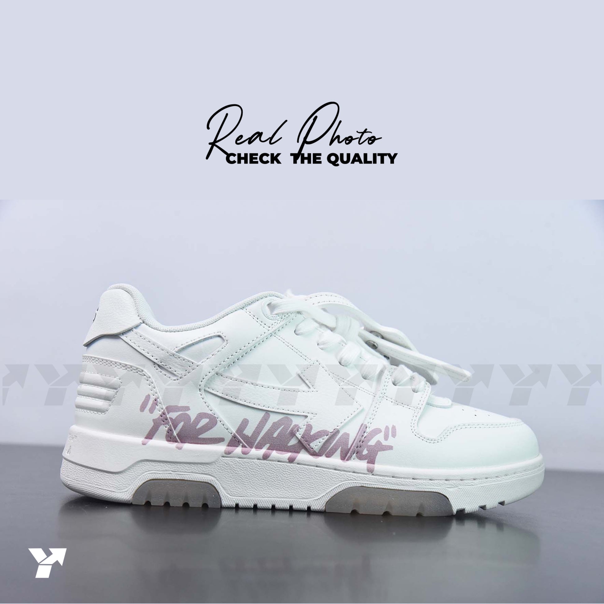 OFF-WHITE Out Of Office For Walking-White Pink