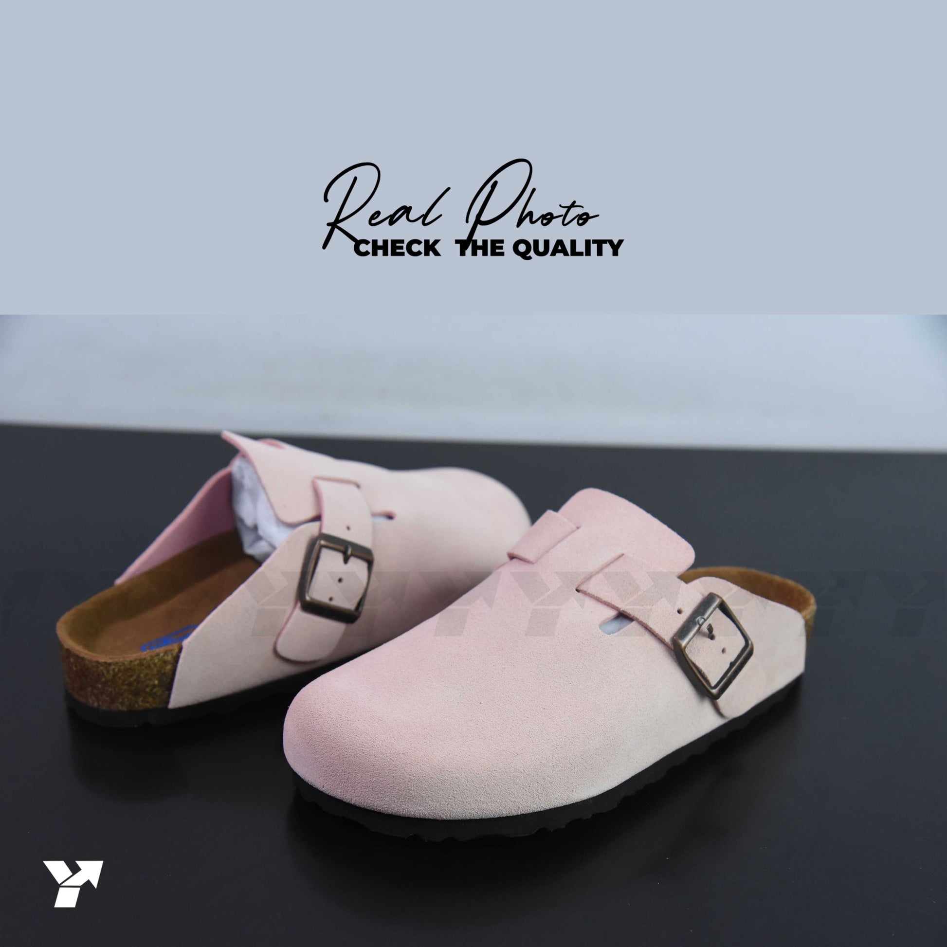 Birkenstock Boston Suede-Light Rose