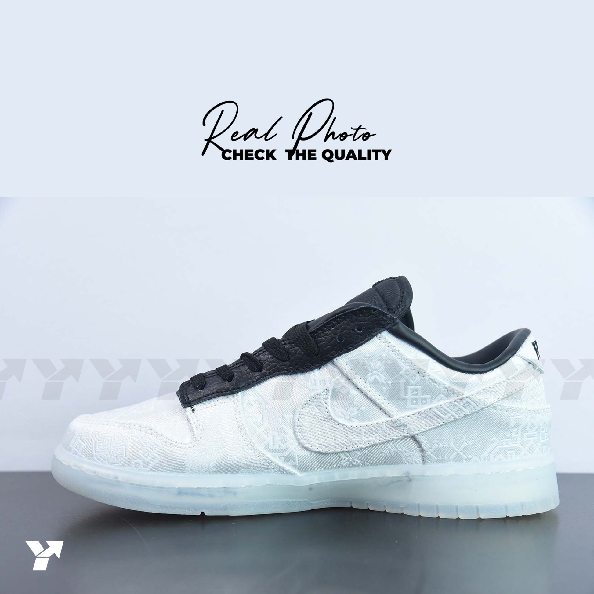 Nike Dunk Low-CLOT Fragment White