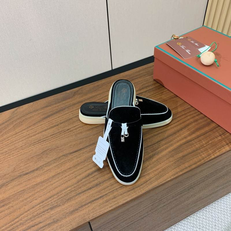 Loro Piana Charms Walk Babouche Loafer