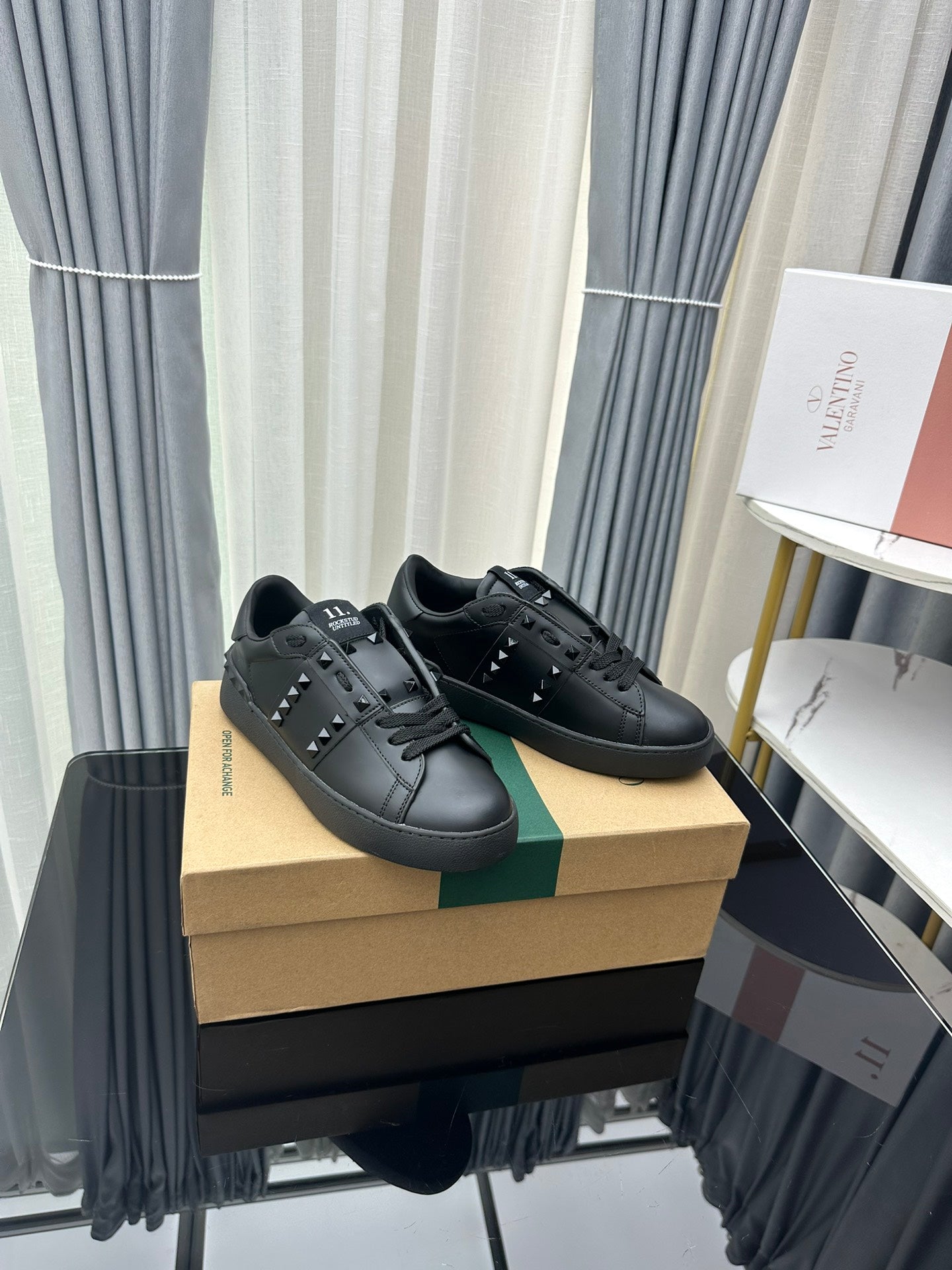 Valentino Garavani Rockstud Untitled Triple Black