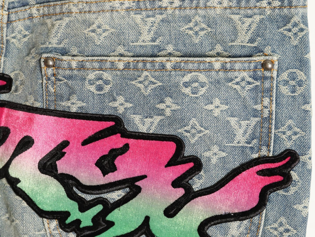 Louis Vuitton LV Flame Jacquard Jeans