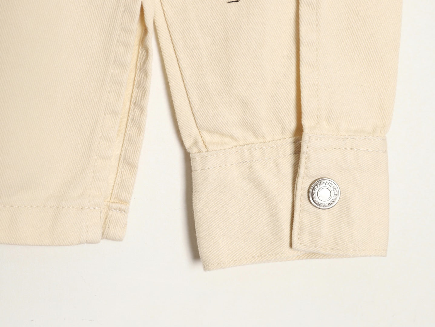 AMI PARIS  25Fw Woven Heart Embroidered Denim Shirt Jacket