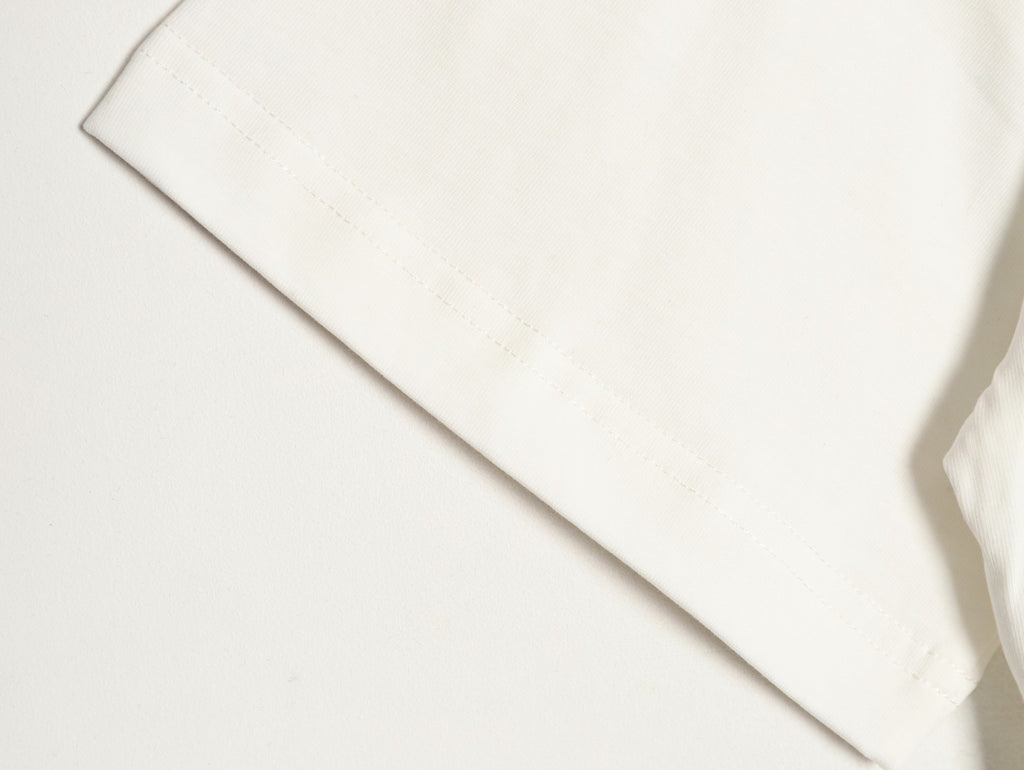 Gucci minimalist chain embroidered short-sleeved shirt