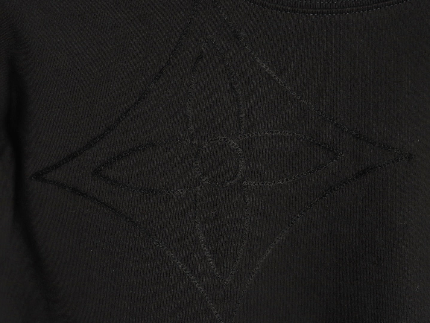 Louis Vuitton wmns full monogram embroidered short-sleeved shirt