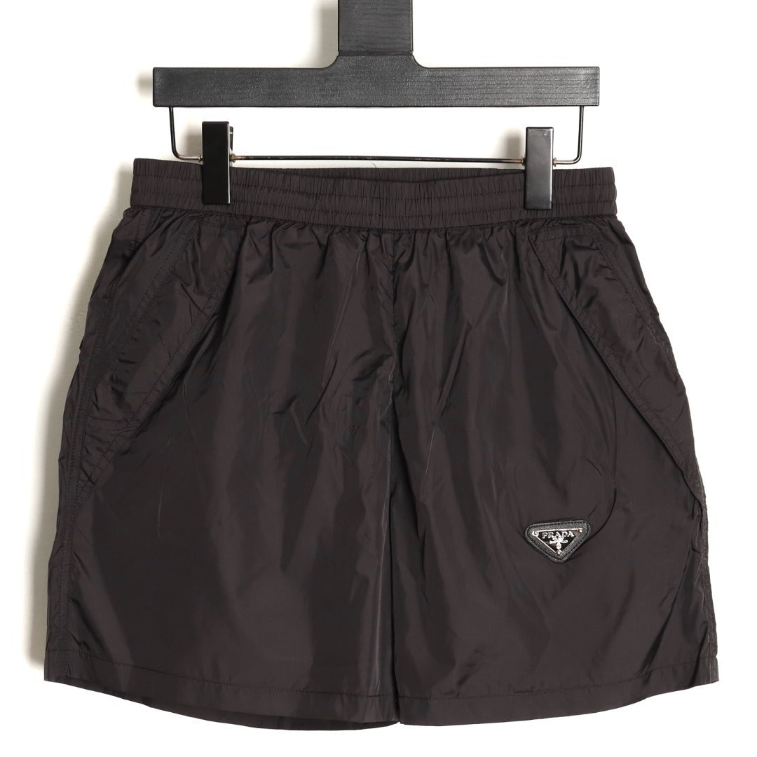Prada classic pocket triangle logo beach shorts