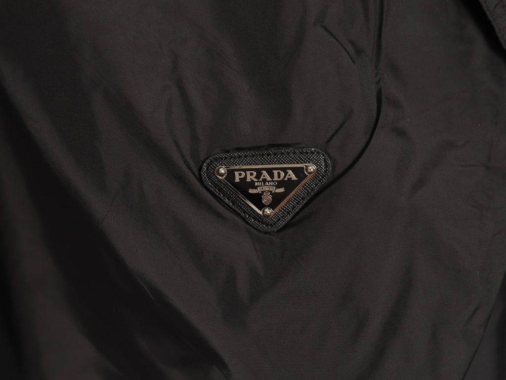 Prada classic pocket triangle logo beach shorts