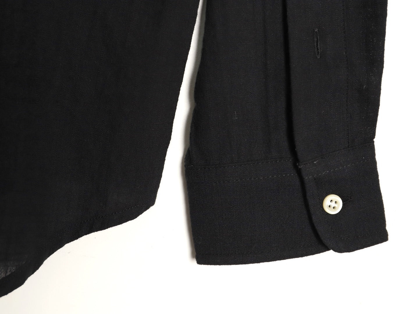 Ralph Lauren linen shirt with small logo and horse embroidery