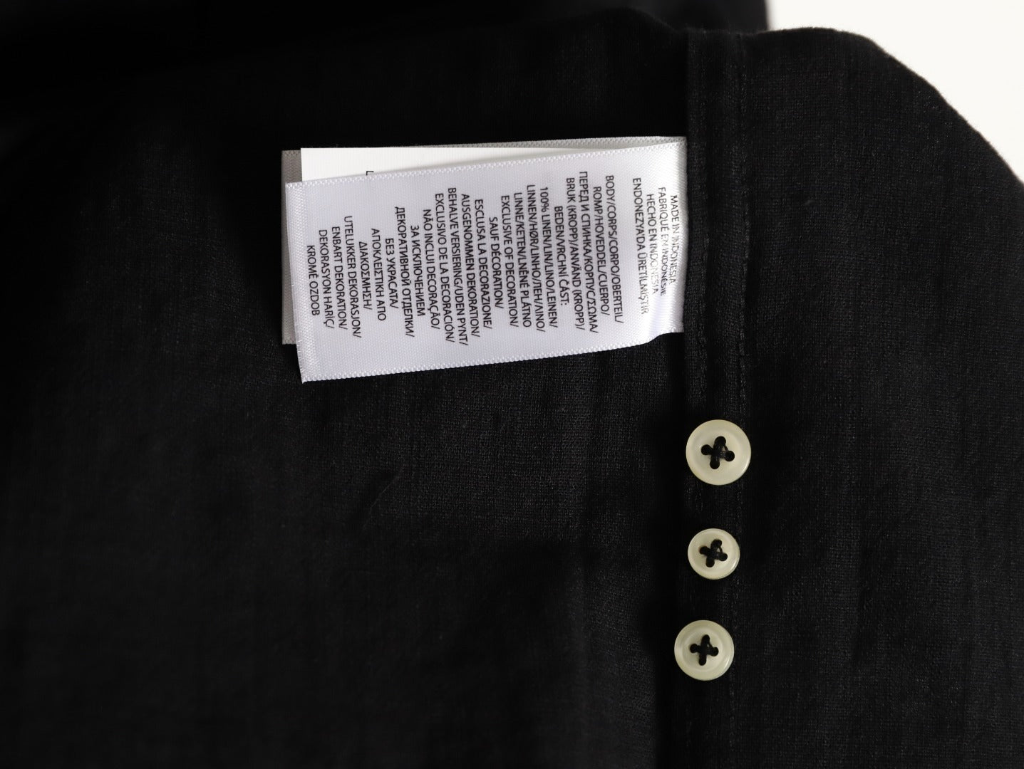 Ralph Lauren linen shirt with small logo and horse embroidery