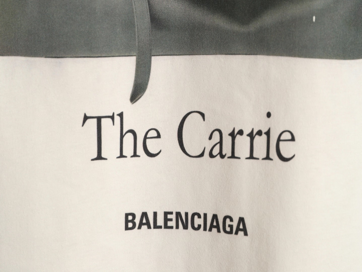 Balenciaga T-shirt with tote bag design