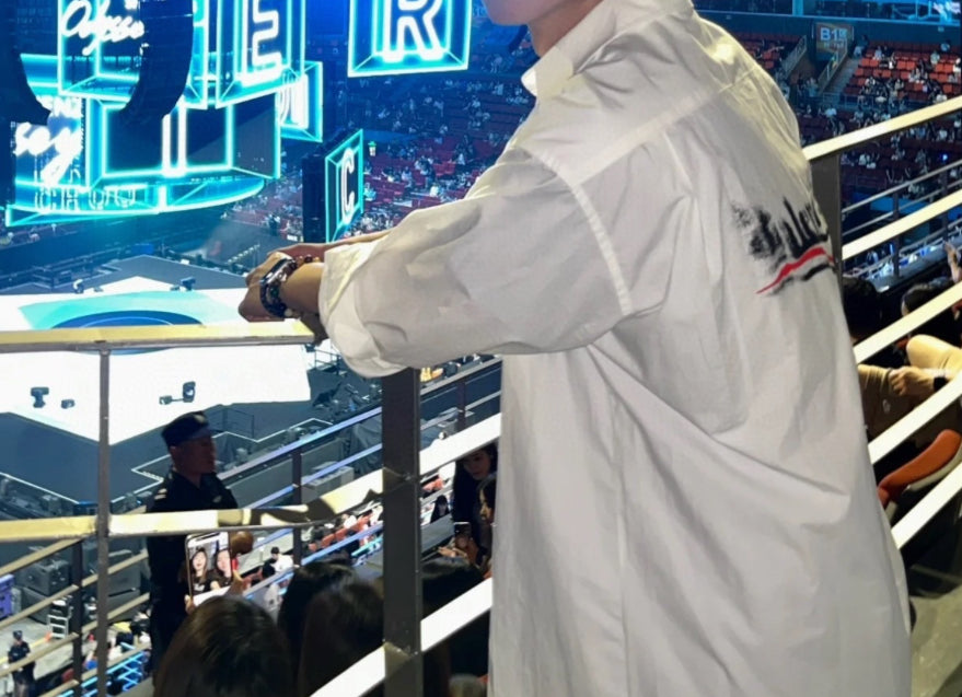 Balenciaga Blur Coca-Cola Long-Sleeve Shirt