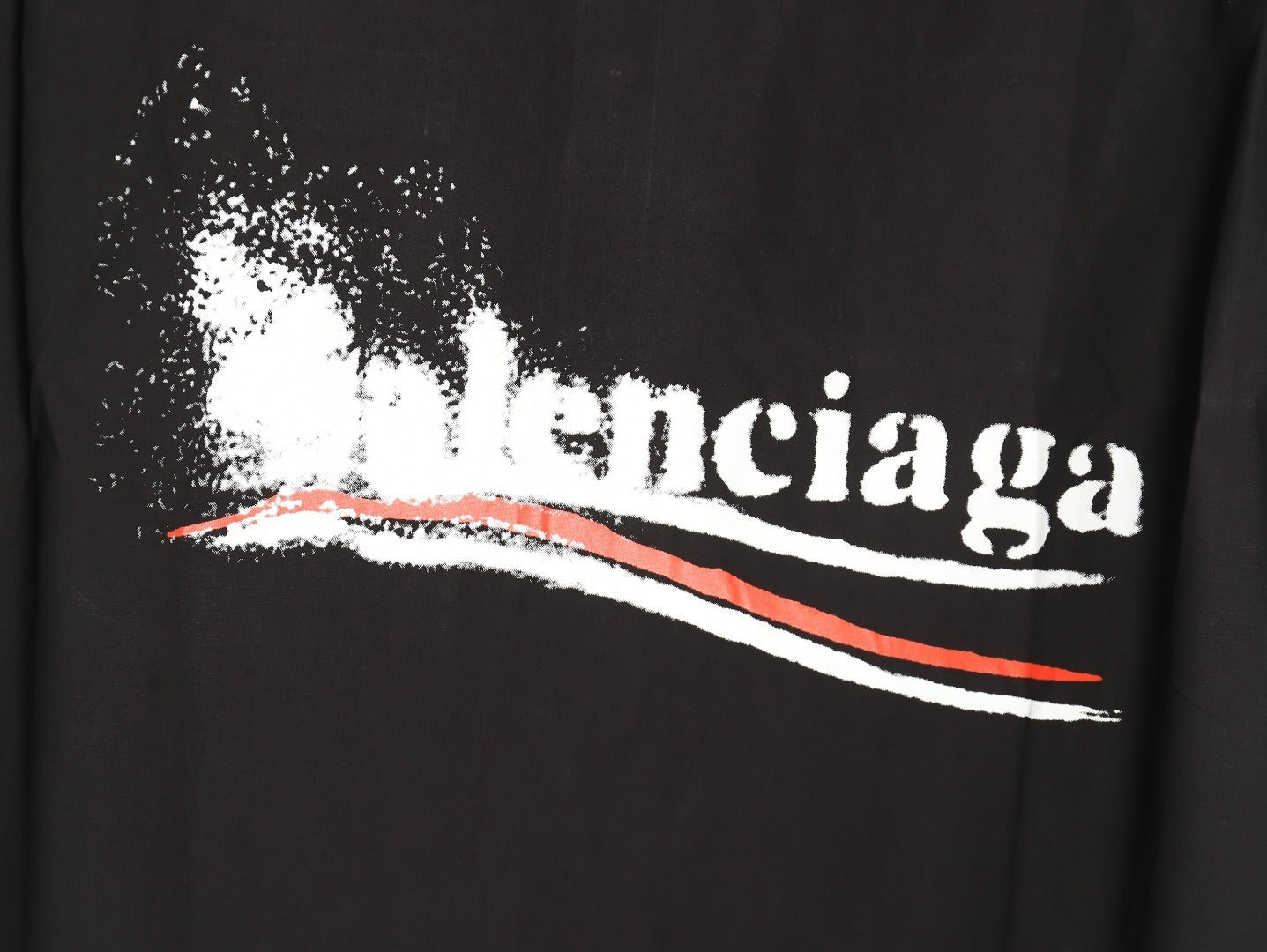 Balenciaga Blur Coca-Cola Long-Sleeve Shirt