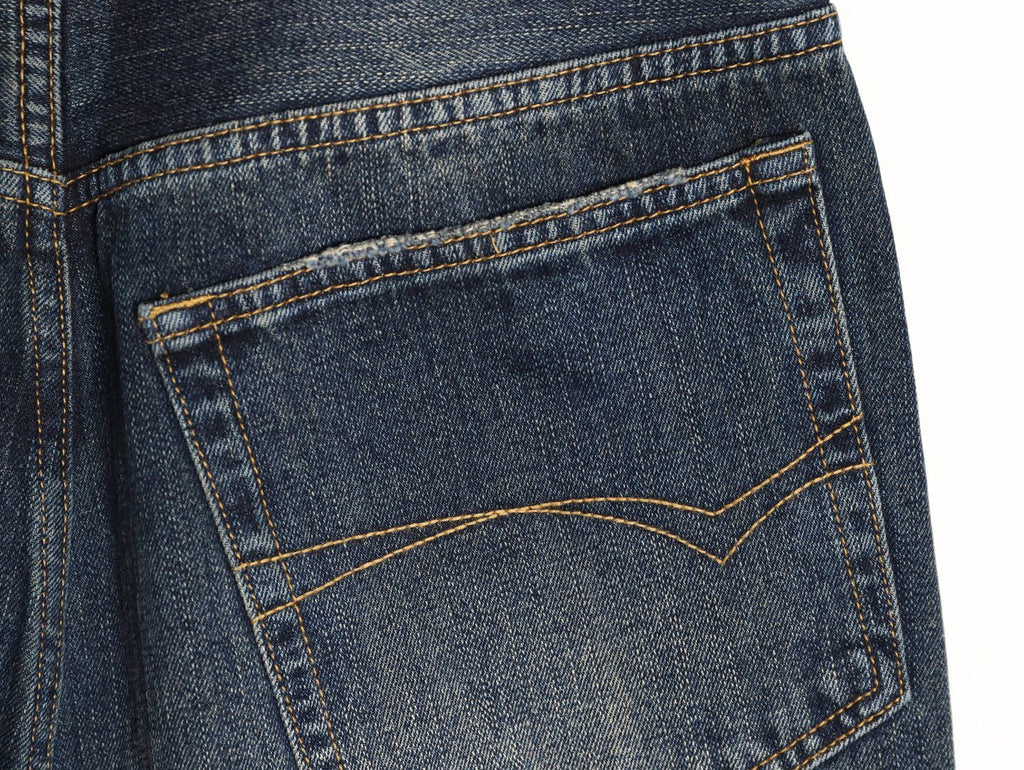 BALENCIAGA BLCG Jeans with Side Embroidered Lettering