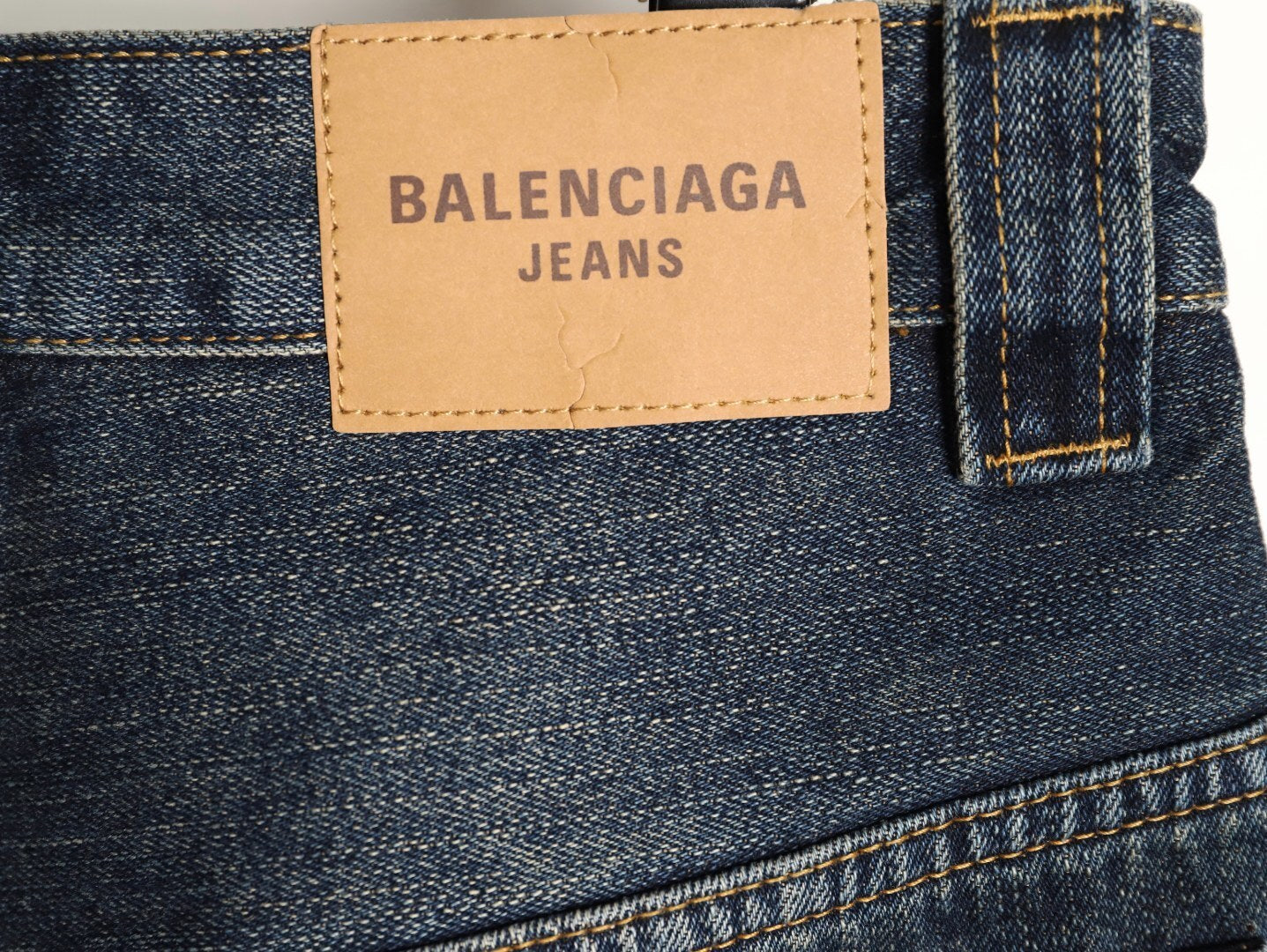 BALENCIAGA BLCG Jeans with Side Embroidered Lettering