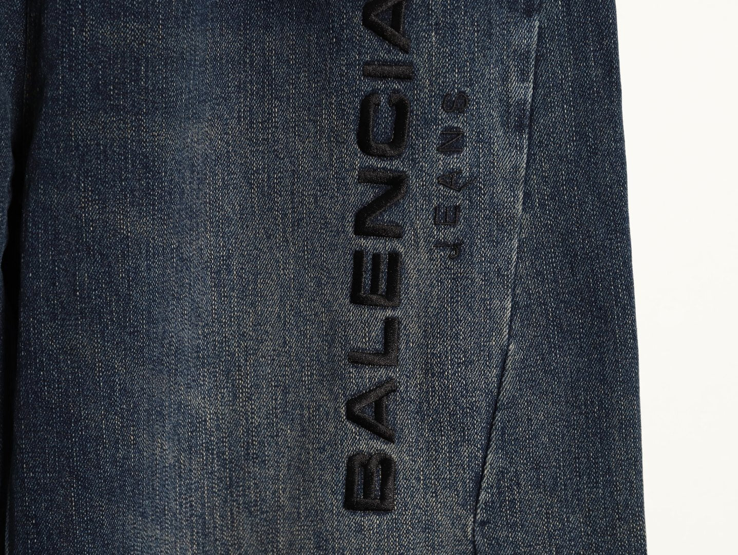 BALENCIAGA BLCG Jeans with Side Embroidered Lettering