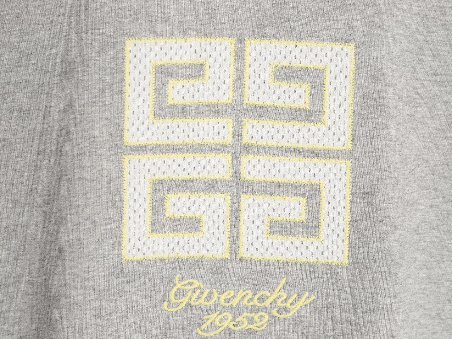 Givenchy  Mesh Appliqué Short-Sleeve T-Shirt