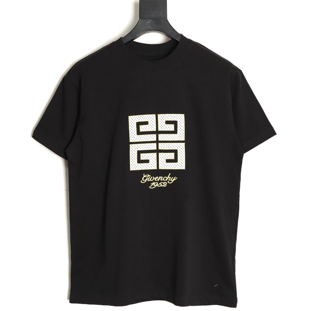 Givenchy 25SS Mesh Appliqué Short-Sleeve T-Shirt