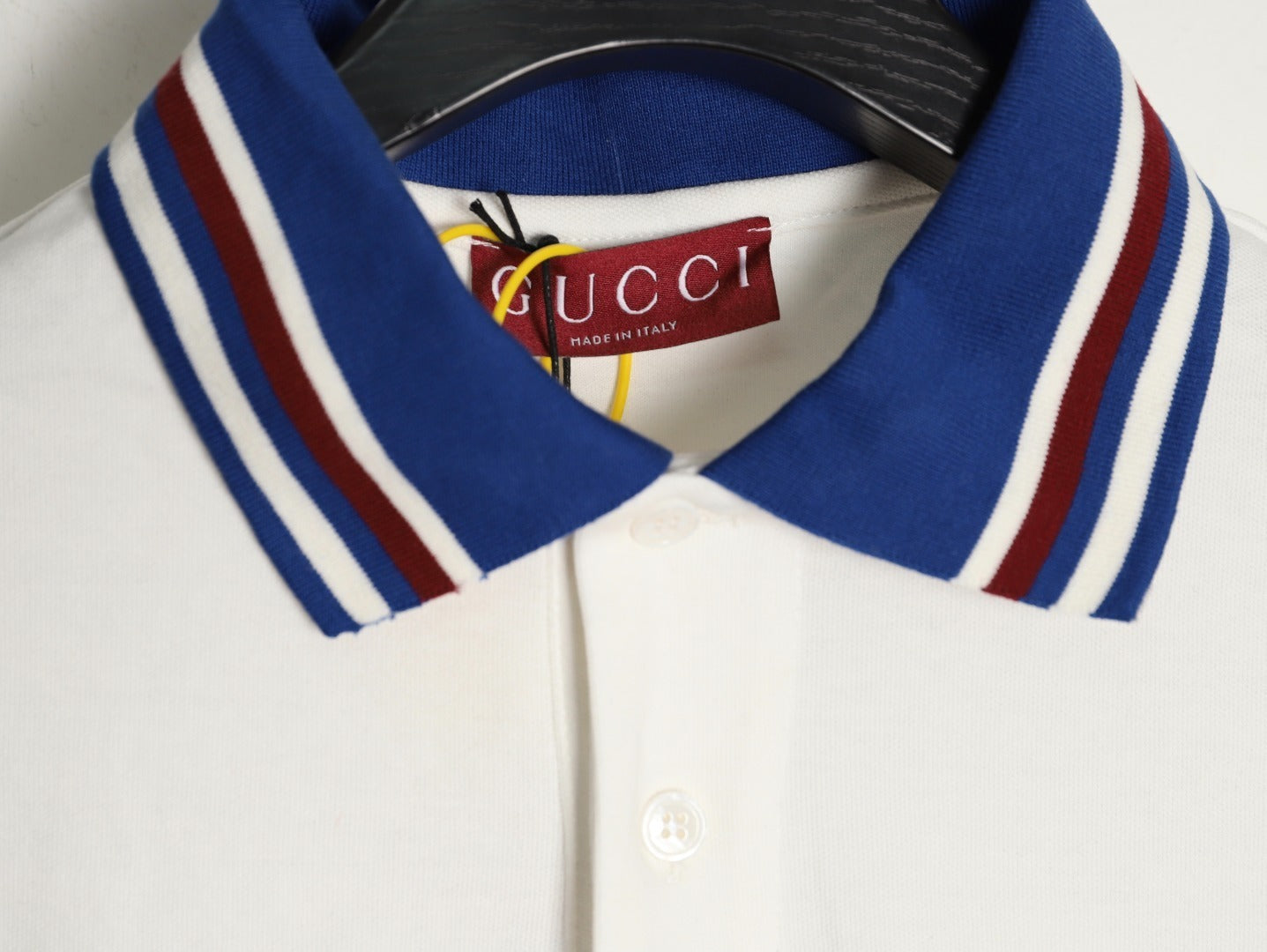 Gucci Polo short-sleeved shirt with embroidered chest pocket