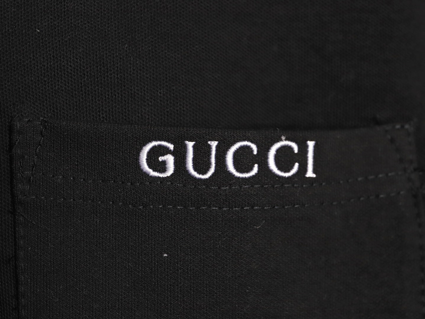 Gucci Polo short-sleeved shirt with embroidered chest pocket