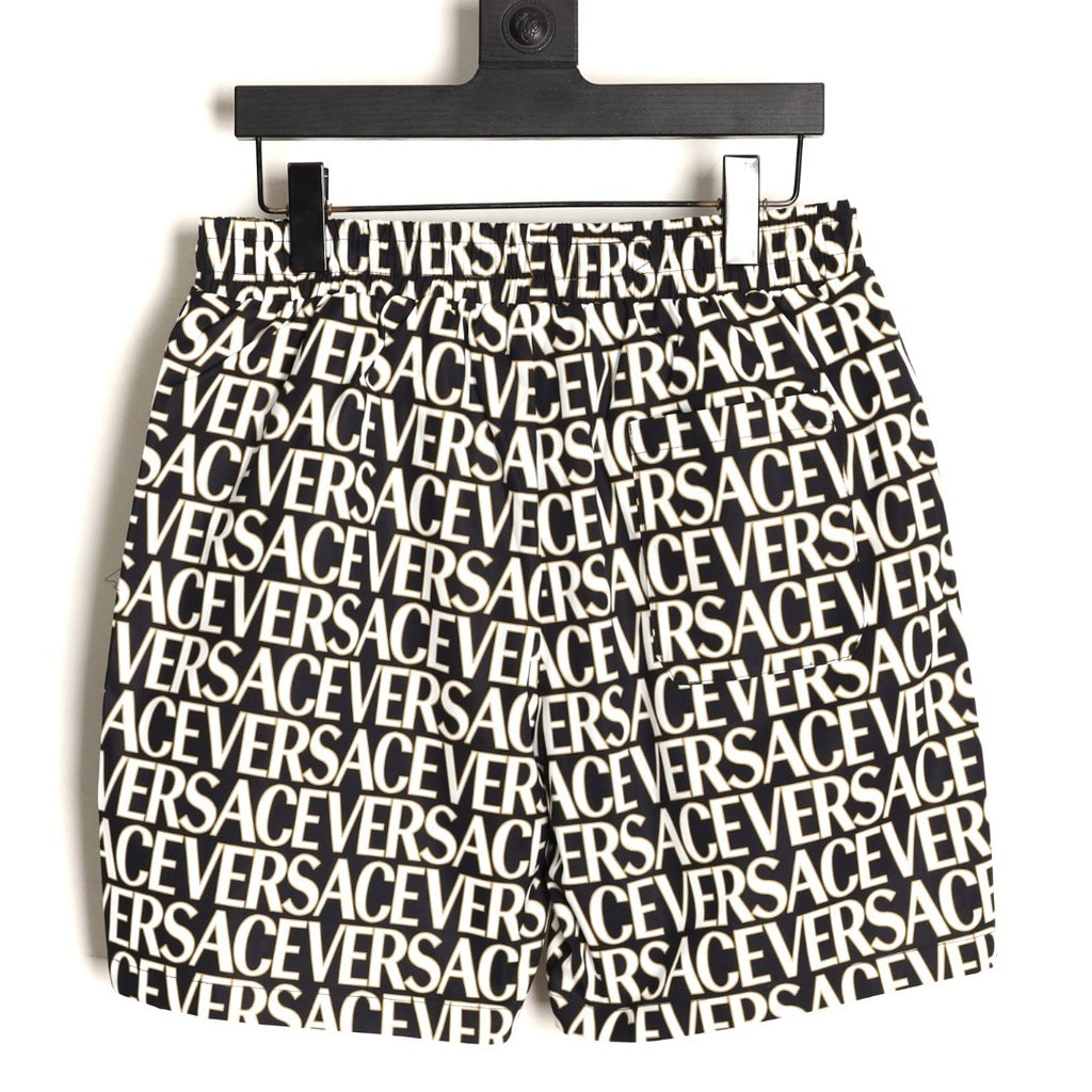 Versace all-over print beach shorts