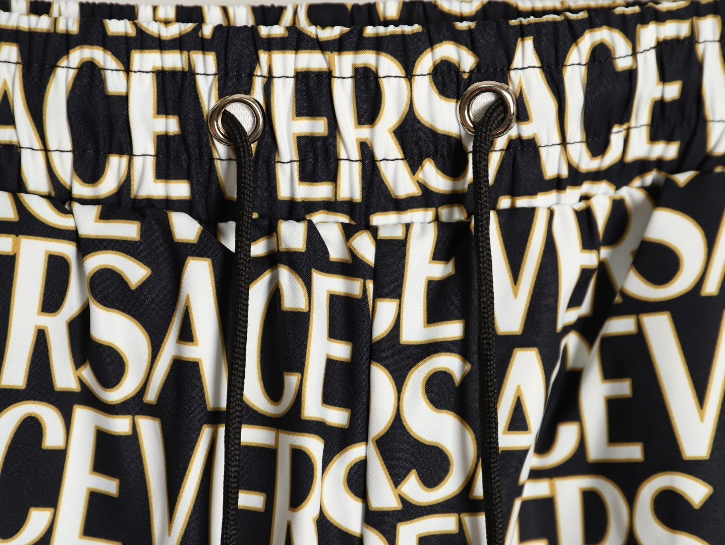 Versace all-over print beach shorts