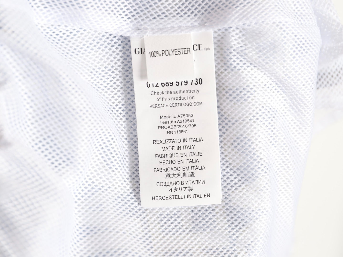 Versace all-over print beach shorts