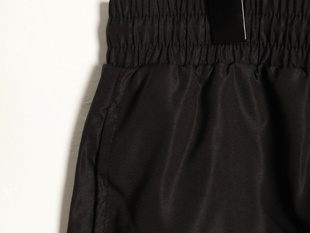 Dior embroidered letter back pocket beach shorts