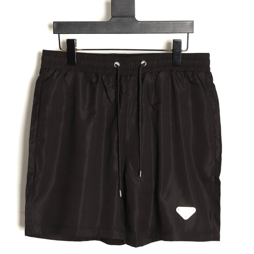 Prada classic triangle logo beach shorts
