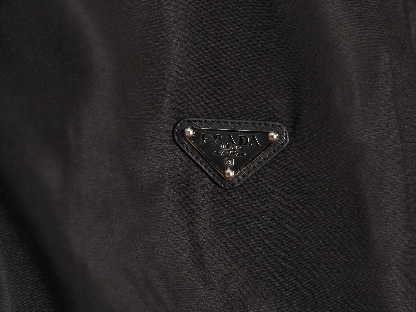 Prada classic red striped triangle logo beach shorts