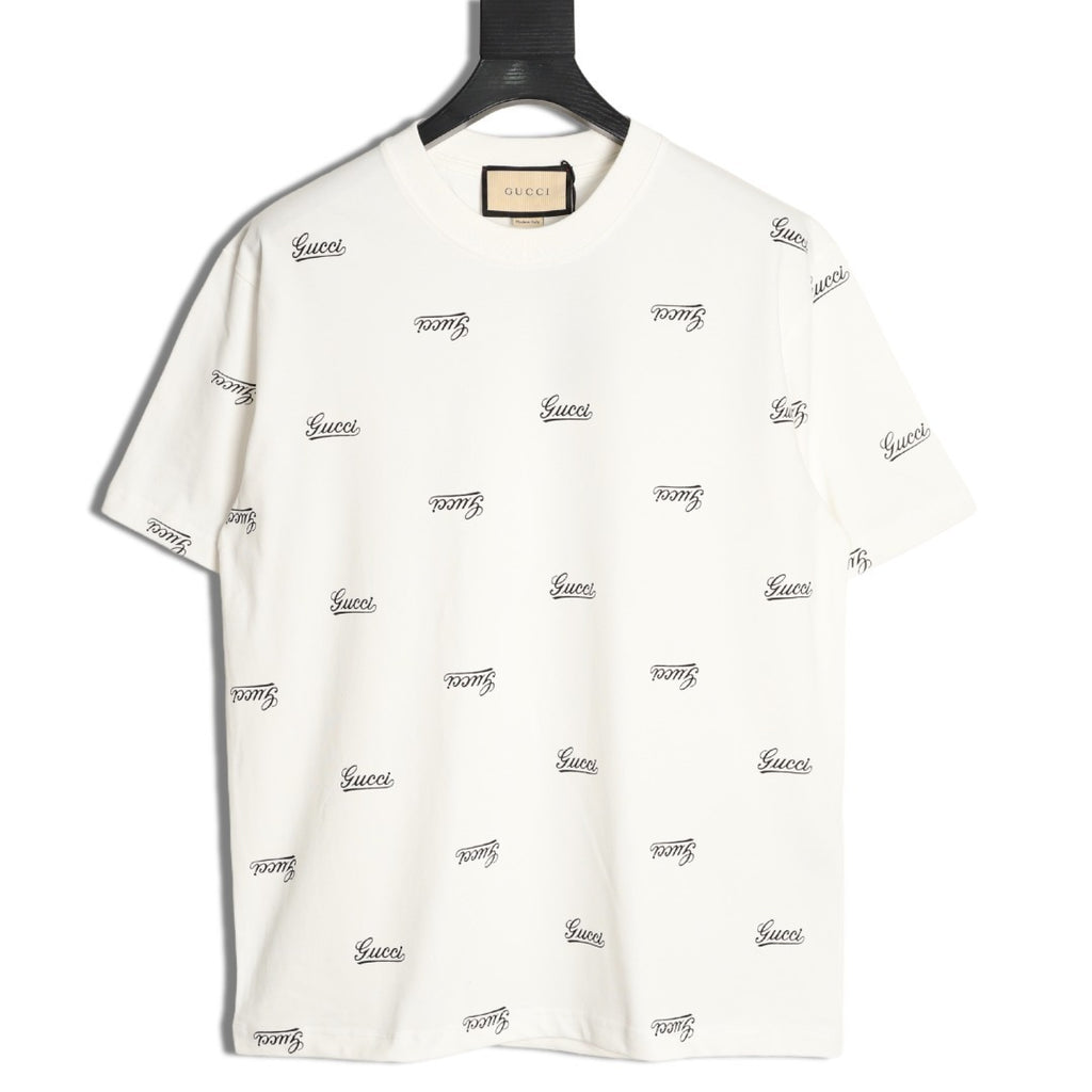 GUCCI logo print short-sleeved shirt