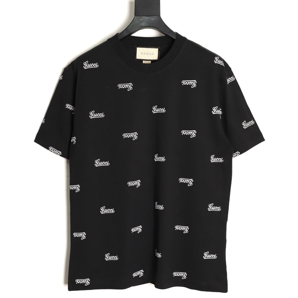 GUCCI logo print short-sleeved shirt