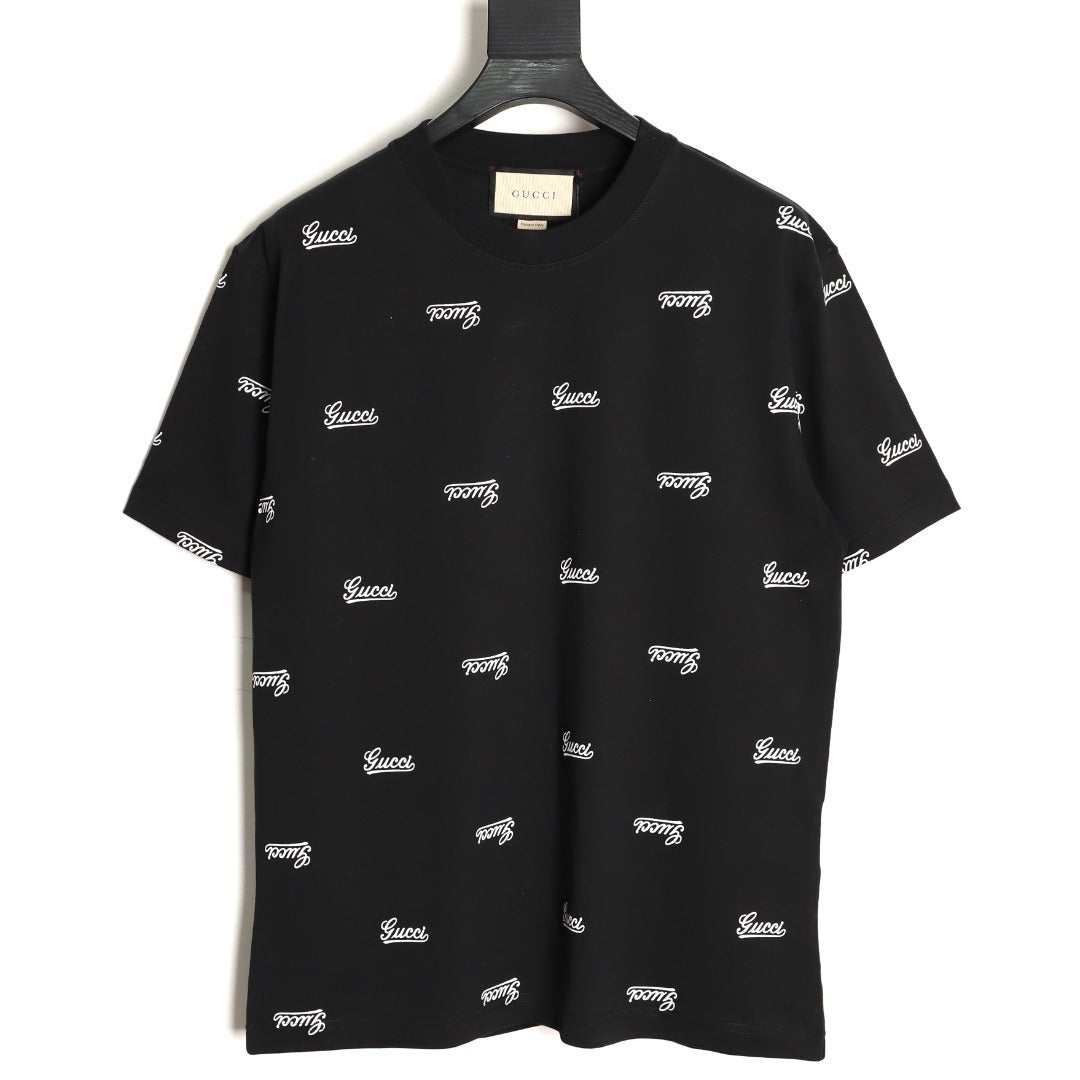 GUCCI logo print short-sleeved shirt